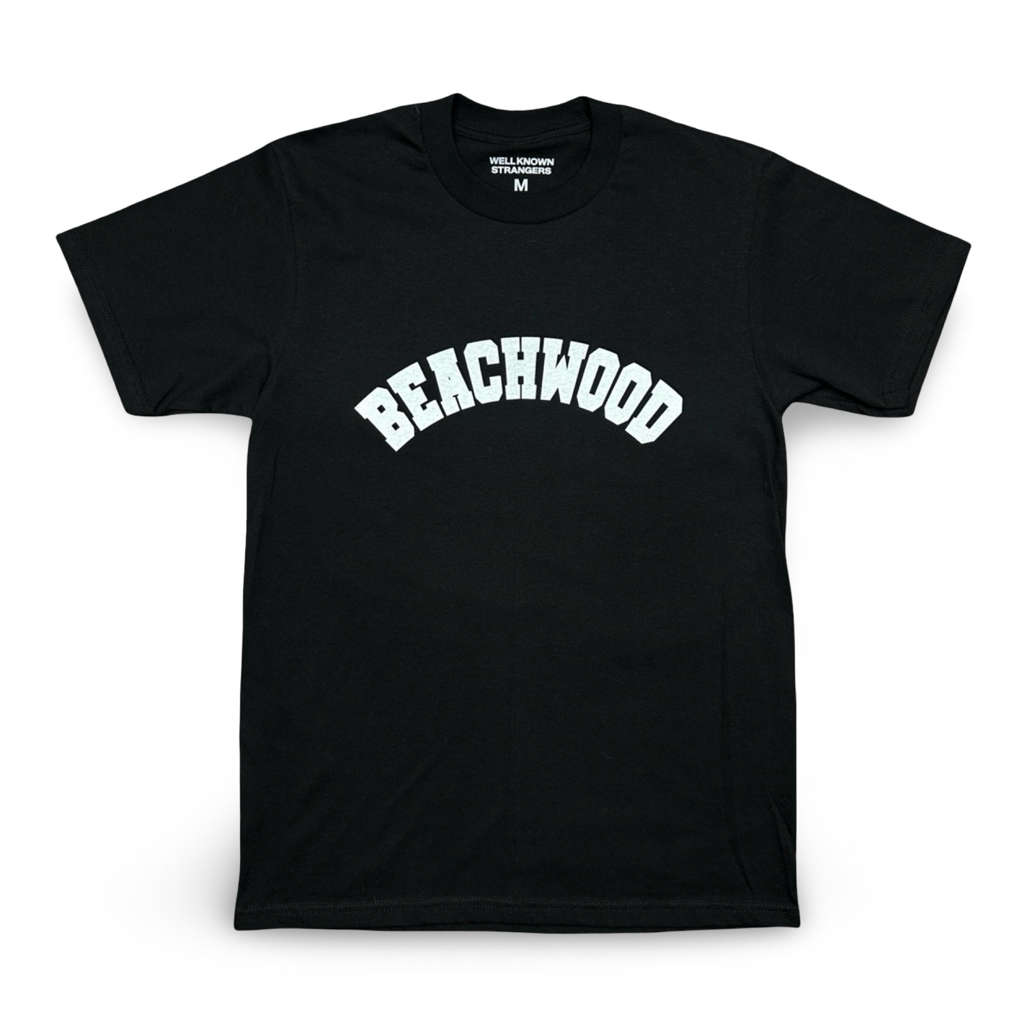 BEACHWOOD VINTAGE VARSITY TEE BLACK