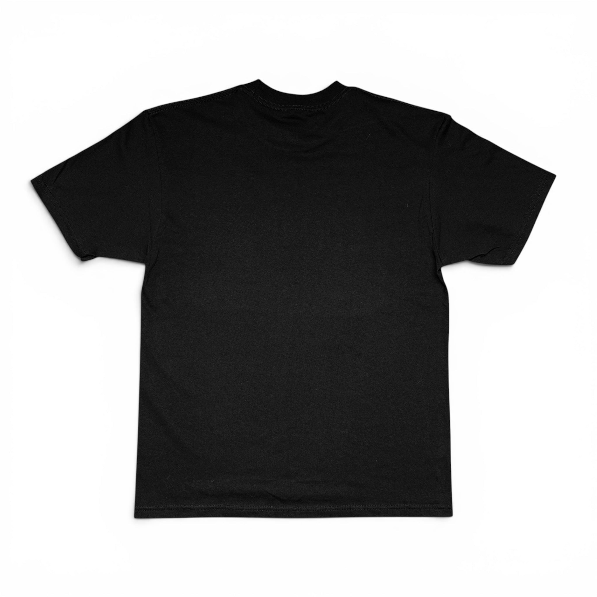 WELL KNOWN STRANGERS LOGO TEE BLACK